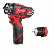 Аккумуляторная многофункциональная дрель-шуруповерт Milwaukee M12 BDDX-202C