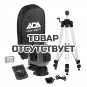 Уровень лазерный ADA TopLiner 3x360 set с калибровкой
