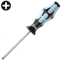 Отвертка крестовая Phillips WERA 3350, нержавеющая сталь, PH 0 x 60 мм, 032020