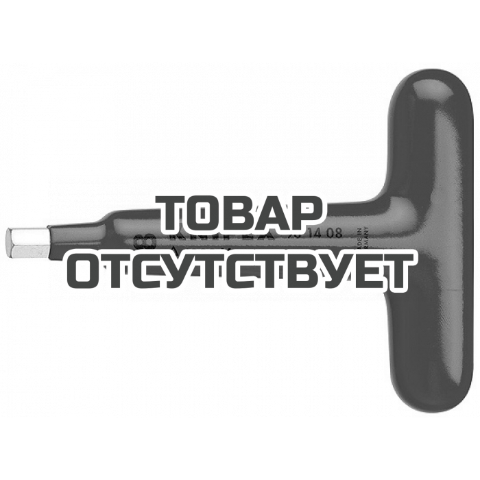 Отвертка для винтов с профилем с прочной Т-образной ручкой KNIPEX KN-981406