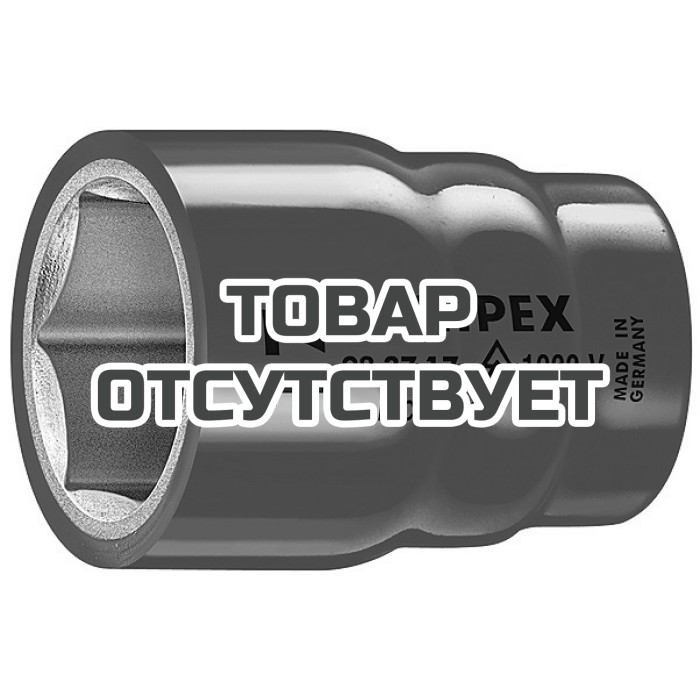 Торцовая головка для винтов с шестигранной головкой 3/8 KNIPEX KN-983710
