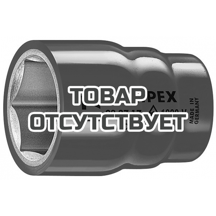 Торцовая головка для винтов с шестигранной головкой 3/8 KNIPEX KN-983711