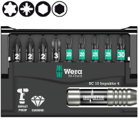 Набор WERA Bit-Check 10 Impaktor 4 057417