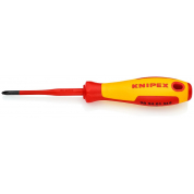 Тонкая отвертка для винтов с шлицем PlusMinus PH KNIPEX KN-982401SLS
