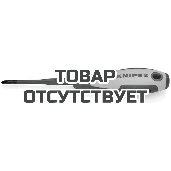 Тонкая отвертка для винтов с шлицем PlusMinus PH KNIPEX KN-982401SLS