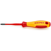Тонкая отвертка для винтов с шлицем PlusMinus PZ KNIPEX KN-982501SLS
