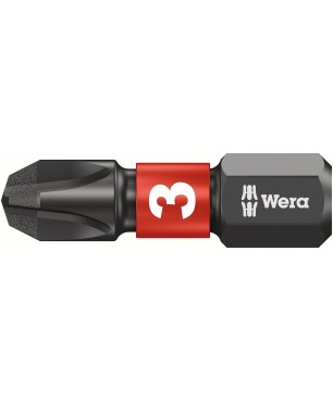 Биты WERA Phillips PH3/25 мм 851/1 IMP DC Impaktor 057617
