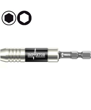 Ударный держатель WERA 897/4 IMP с кольцевым магнитом и пружинным стопорным кольцом 057675