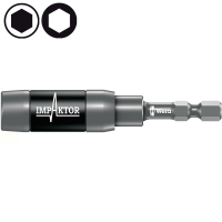 Ударный держатель WERA 897/4 IMP R с кольцевым магнитом и пружинным стопорным кольцом 057676