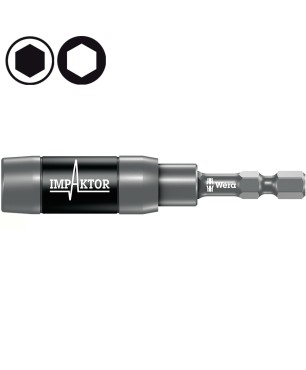 Ударный держатель WERA 897/4 IMP R с кольцевым магнитом и пружинным стопорным кольцом 057676