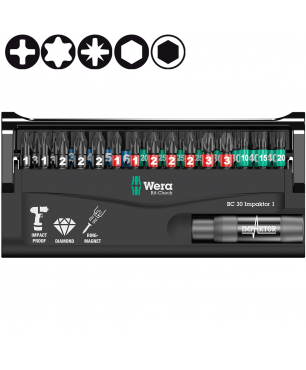 Набор WERA Bit-Check 30 Impaktor 1 057690