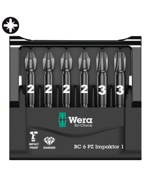 Набор WERA Mini-Check 6 PZ Impaktor 057692