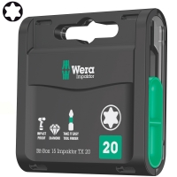 Набор WERA Bit-Box 15 Impaktor TX 057772