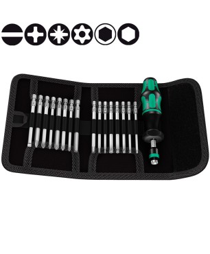 Сумка с насадками WERA Kraftform Kompakt 60 Torque 1,2 - 3,0 Nm 059293