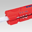 Инструмент для снятия оболочки с плоского и круглого кабеля KNIPEX KN-1664125SB