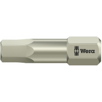 Бита WERA 3840/1 TS шестигранник 1/8&quot;/25 мм, нержавеющая сталь 071062
