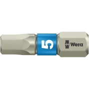 Бита WERA 3840/1 TS шестигранник 5/25 мм, нержавеющая сталь 071075