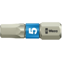 Бита WERA 3840/1 TS шестигранник 5/25 мм, нержавеющая сталь 071075