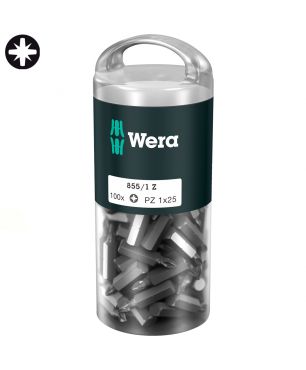 Биты WERA 855/1 Z DIY 100 PZ 1 x 100 шт. 072443