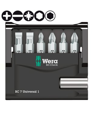 Набор насадок WERA Bit-Check 7 Universal 1 SB 073406
