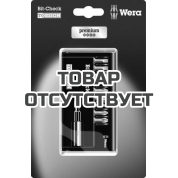 Набор насадок WERA 8100-9-899/TZ SB Bit-Check 073408 упаковка блистер