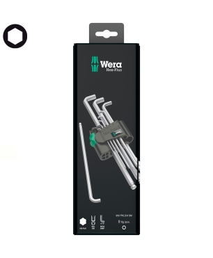 Набор Г-образных ключей WERA 950 PKLS/9 SM SB 073594