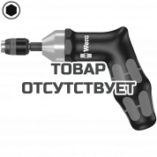 Динамометрическая отвертка WERA 7400, регулируемая с предварительными настройками 25,0-55,0 in. lbs., с быстрозажимным патроном Rapidaptor, пистолетная ручка 074721