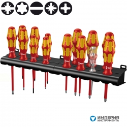 Набор отверток диэлектрический WERA Kraftform Big Pack 100 VDE , 105631