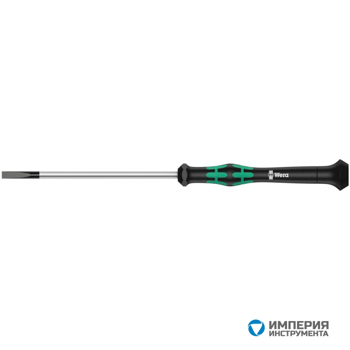 Отвертка шлицевая WERA Kraftform Micro 2035 для электроники, 0.50x3.0x80 мм, 118010