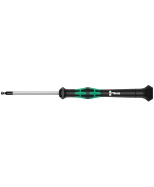 Отвертка шестигранная WERA Kraftform Micro 2052 сферическая головка, для электроники, 1.5x60 мм, 118090