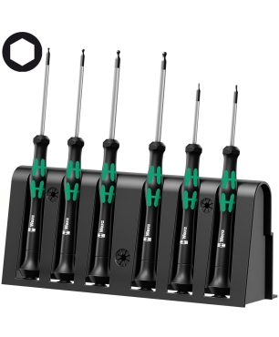 Набор отверток WERA Kraftform Micro 2052/6 для электроники 118156