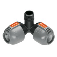 Соединитель L-образный угловой Gardena 25 мм x 3/4 - наружная резьба
