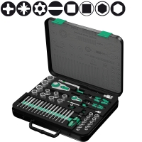 Набор трещоток WERA 8100 SA/SC 2, Zyklop Speed 1/4", 160785