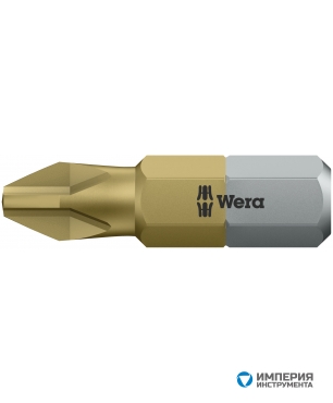 Биты WERA РН 2/25 мм 851/1 TiN 480172