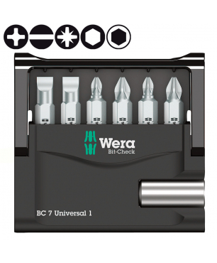 Набор WERA Mini-Check 7 Universal 1 056295