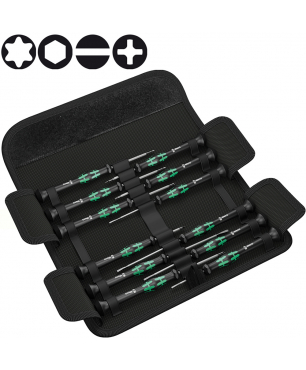 Набор отверток WERA Kraftform Micro-Set/12 SB 1, для электроники 073675