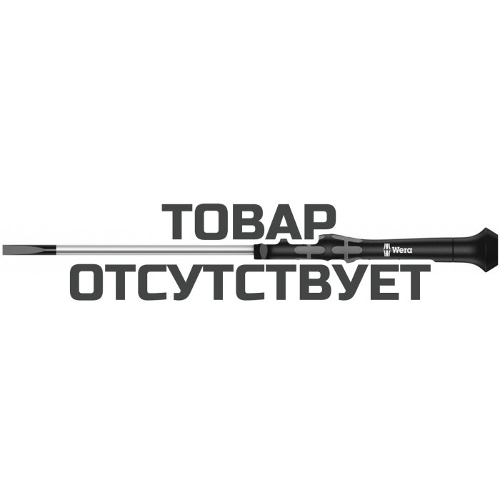Отвертка шлицевая WERA Kraftform Micro 2035 для электроники, 0.23x1.5x40 мм, 118002