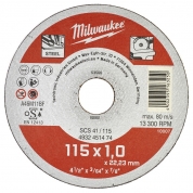 Отрезной диск по металлу Milwaukee SCS 41 / 115 x 1 x 22 мм (1шт)