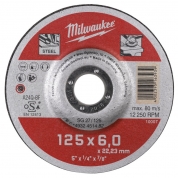 Шлифовальный диск по металлу Milwaukee SG 27 / 125 x 6 x 22 мм (1шт)