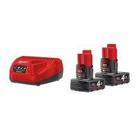 Энергокомплект Milwaukee M12 NRG-402 4933459211