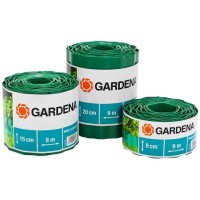 Бордюр зеленый Gardena 9 см, длина 9 м
