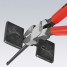 Кусачки боковые для пластмассы KNIPEX KN-7201160KA