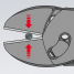 Кусачки боковые повышенной мощности TwinForce® KNIPEX KN-7371180