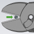Кусачки боковые повышенной мощности TwinForce® KNIPEX KN-7372180F