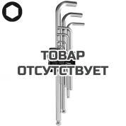 Набор Г-образных ключей, метрических, хромированных WERA 950 PKL/9 SM N 022087