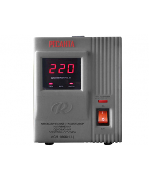 Однофазный стабилизатор напряжения электронного типа Ресанта АСН-1500/1-Ц