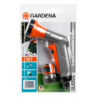Комплект Gardena: пистолет для полива Classic + коннектор с автостопом