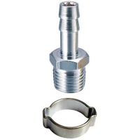 Переходник FUBAG 1/4&quot;M на елочку 6мм с обжимным кольцом 6x11мм