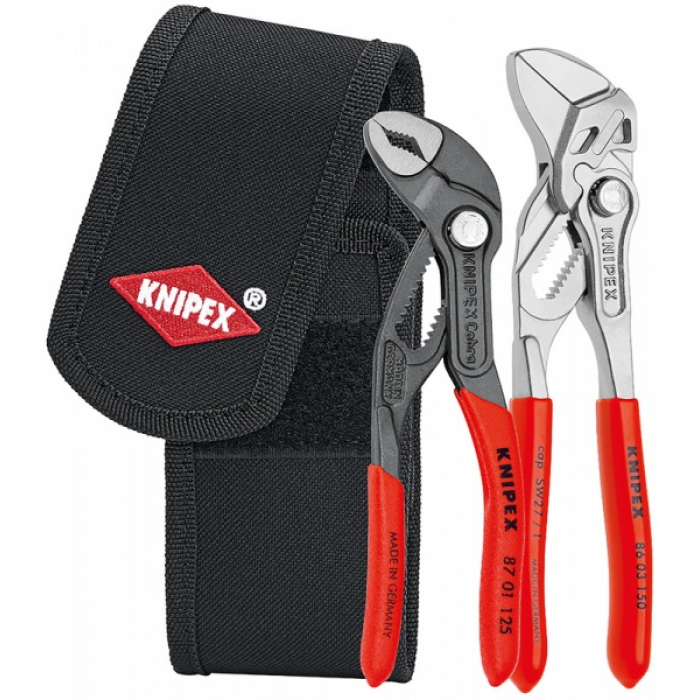 Набор мини-клещей в поясной сумке для инструментов KNIPEX KN-002072V01