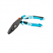 Плоскогубцы комбинированные с изогнутой головой GROSS, трехкомпонентные рукоятки, 200 мм